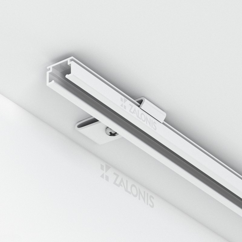 TOP FIXING BRACKET FOR SINGLE CURTAIN RAIL / WHITE RAIL ACCESSORIES
