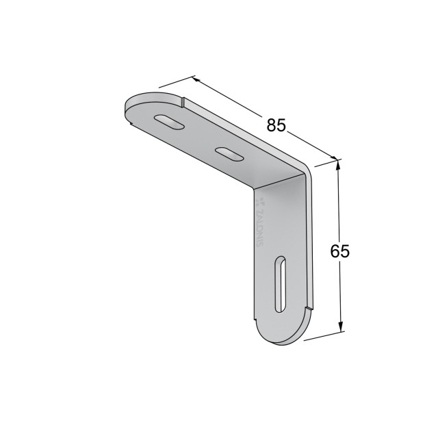WALL BRACKET FOR CURTAIN RAIL / WHITE