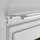 WALL BRACKET FOR TWO SINGLE CURTAIN RAILS RAIL ACCESSORIES