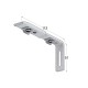WALL BRACKET FOR TWO SINGLE CURTAIN RAILS RAIL ACCESSORIES