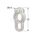 CURTAIN RAIL SMALL ROLLER