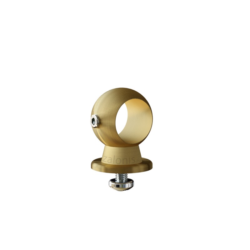 SECOND RAIL CONNECTOR D.13 / MAT GOLD SECOND ROD-RAIL CONNECTORS