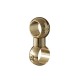 SECOND ROD CONNECTOR D.16 TO D.20 / GLOSSY GOLD SECOND ROD-RAIL CONNECTORS