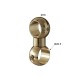 SECOND ROD CONNECTOR D.16 TO D.20 / GLOSSY GOLD SECOND ROD-RAIL CONNECTORS