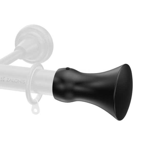 CURTAIN END m.225 D.25 / A3 / MAT BLACK