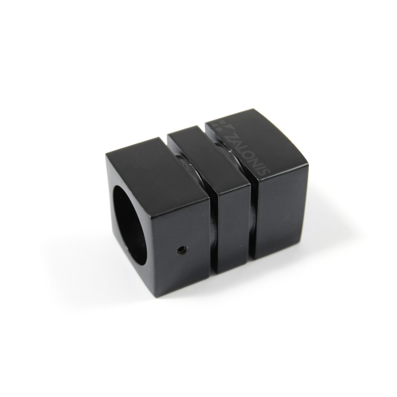 SINGLE CURTAIL ROD SET D.25 / MAT BLACK / A2 END METAL CURTAIN RODS m.225 D.25 BLACK