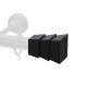 CURTAIN END m.225 D.25 / A8 / MAT BLACK
