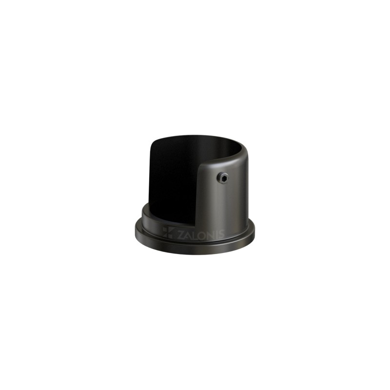 WALL ROSETTE m.225 FOR ROD D.25 / MAT BLACK