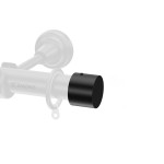 CURTAIN END m.225 D.25 / A10 / MAT BLACK