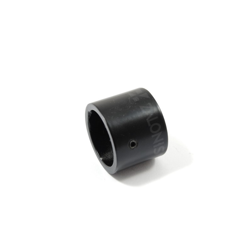 SINGLE CURTAIL ROD SET D.25 / MAT BLACK / A10 END METAL CURTAIN RODS m.225 D.25 BLACK