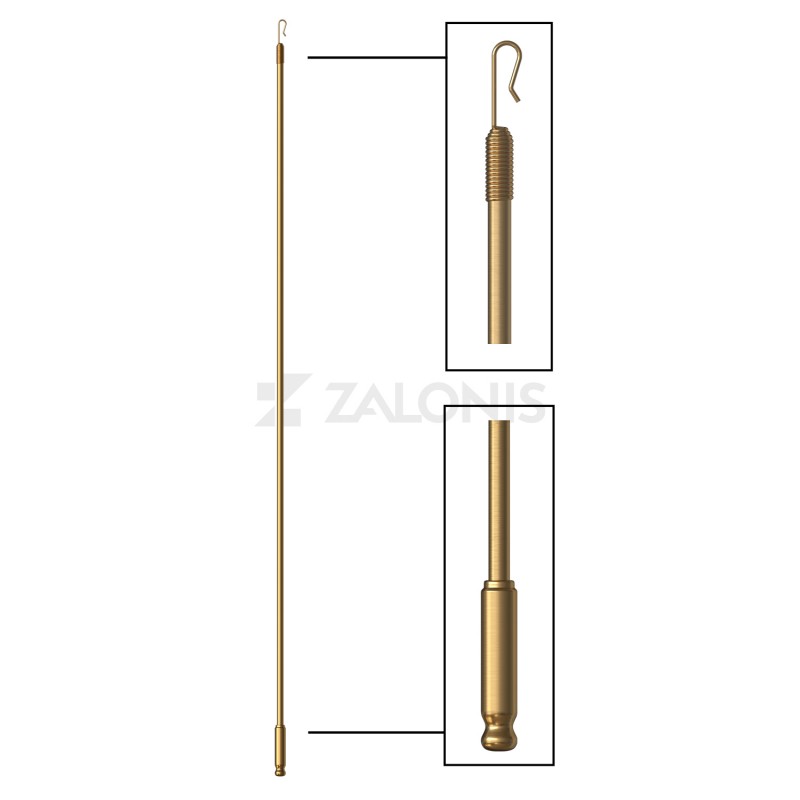 CURTAIN PULL WAND / MAT GOLD BRASS CURTAIN ROD PARTS