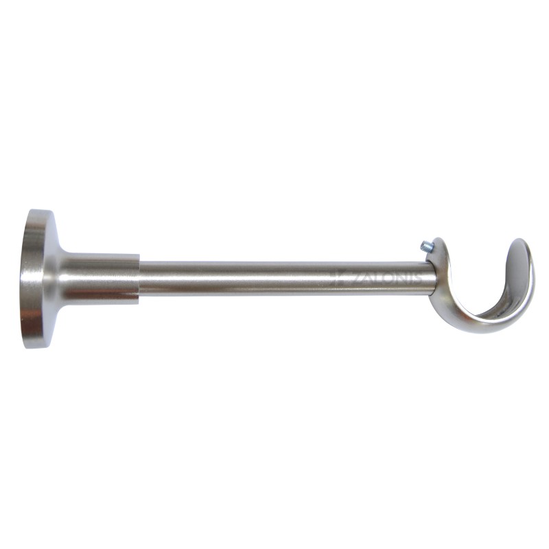 SINGLE CURTAIL ROD SET D.35 / MAT NICKEL / A2 CONO END BRASS CURTAIN ROD D.35 SET