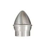 CURTAIN END A1 COMETA / D.35 / MAT NICKEL