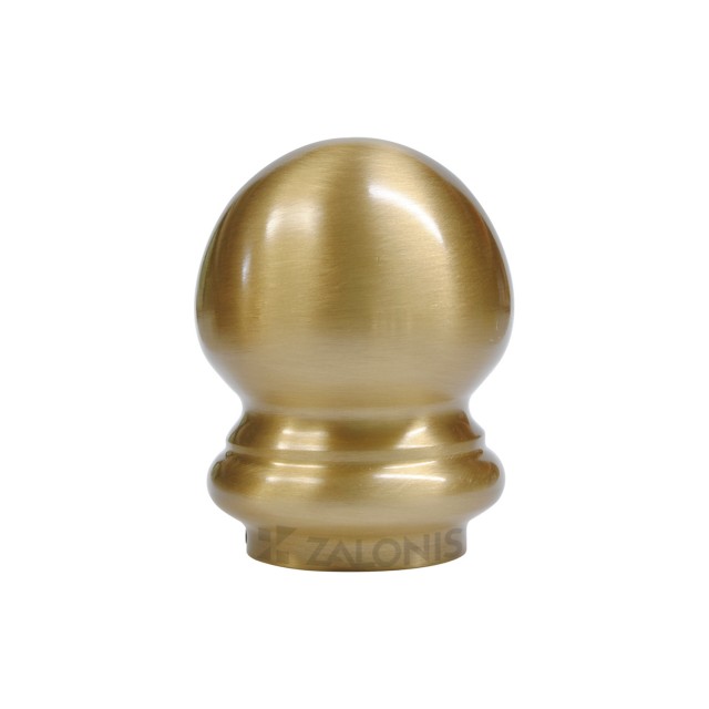 CURTAIN END A3 GLOBE / D.35 / MAT GOLD