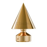 CURTAIN END A6 PIRAMIDE / D.35 / GOLD