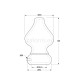 CURTAIN END A8 SIVIGLIA / D.35 / ANTIQUE