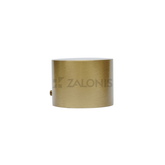 CURTAIN END CAP A10 / D.35 / MAT GOLD