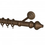 SINGLE CURTAIL ROD SET D.35 / ANTIQUE / A8 SIVIGLIA END
