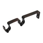 DOUBLE CURTAIL ROD SUPPORT / BLACK-COPPER / FOR D.18