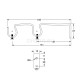 DOUBLE CURTAIL ROD SUPPORT / BLACK-COPPER / FOR D.18