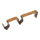 DOUBLE CURTAIL ROD SUPPORT / GOLD-ANTIQUE / FOR D.18