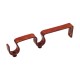 DOUBLE CURTAIL ROD SUPPORT / GOLD-RED / FOR D.18