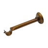SINGLE CURTAIL ROD SET D.18 / GOLD-ANTIQUE / LEAF END SINGLE CURTAIL ROD SET D.18 / GOLD-ANTIQUE / LEAF END