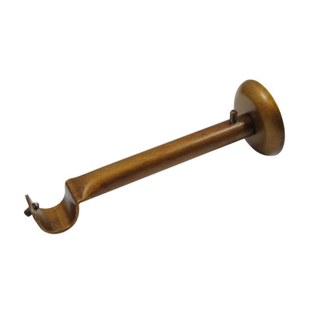SINGLE CURTAIL ROD SUPPORT / GOLD-ANTIQUE / FOR D.18