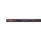 SINGLE CURTAIL ROD SET D.18 / GOLD-ANTIQUE / SPRT END SINGLE METAL CURTAIN ROD SET D.18