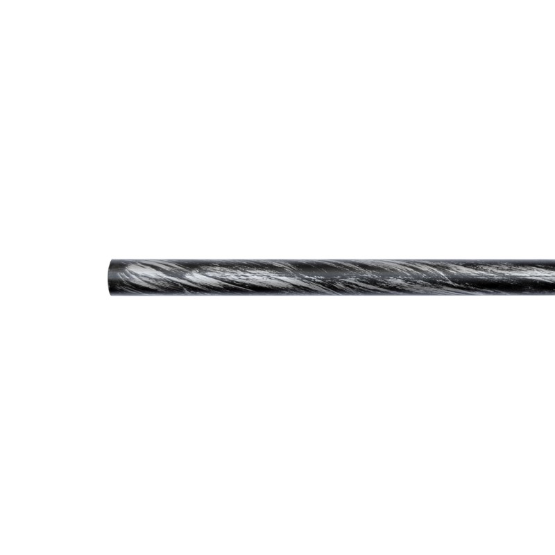 SINGLE CURTAIL ROD SET D.18 / BLACK-SILVER / BISHOP END SINGLE CURTAIL ROD SET D.18 / BLACK-SILVER / BISHOP END