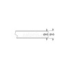 SINGLE CURTAIL ROD SET D.18 / BLACK-SILVER / BISHOP END SINGLE CURTAIL ROD SET D.18 / BLACK-SILVER / BISHOP END