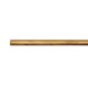 SINGLE CURTAIL ROD SET D.18 / GOLD-ANTIQUE / PEACOCK END