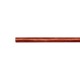 SINGLE CURTAIL ROD SET D.18 / GOLD-RED / BISHOP END