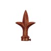 SINGLE CURTAIL ROD SET D.18 / GOLD-RED / SPEAR END SINGLE CURTAIL ROD SET D.18 / GOLD-RED / SPEAR END