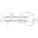 FLEXIBLE ALUMINIUM RAIL / WHITE CURTAIN RAILS