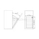 WIRE LAUNDRY BASKET MC m.727 / CABINET 30 BUILD IN WIRE LAUNDRY BASKETS