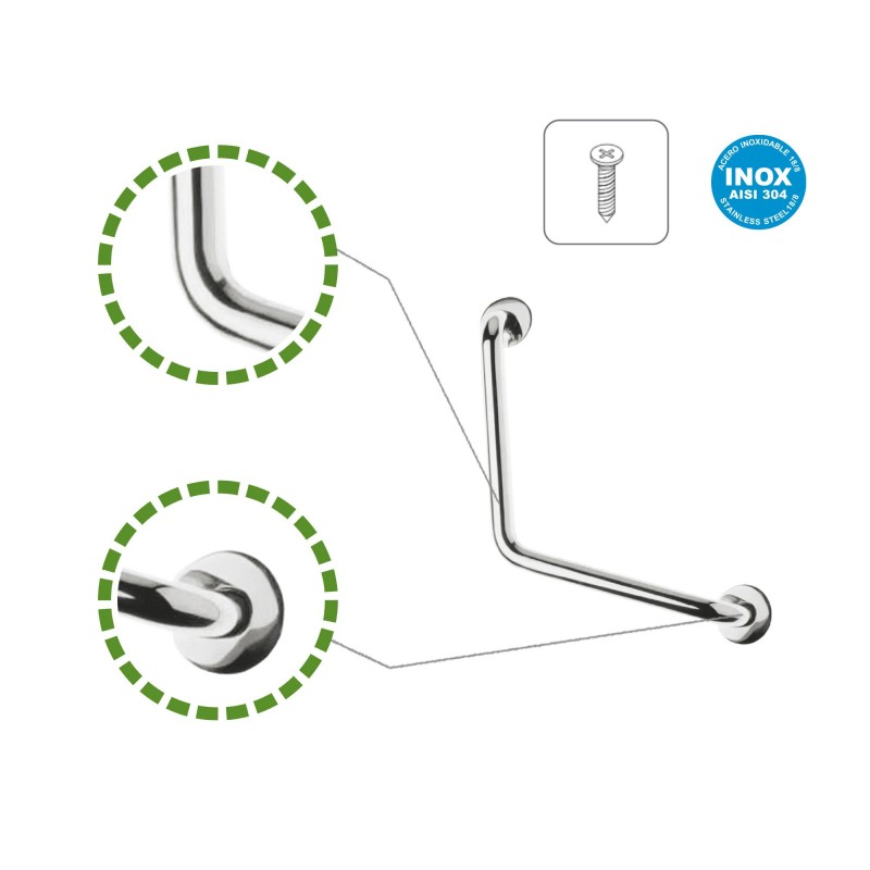 HOTEL HANDLE STAINLESS STEEL 45CM HANDLES