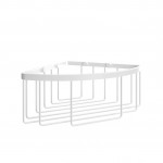 BOTTLE BASKET CORNER DEEP WHITE