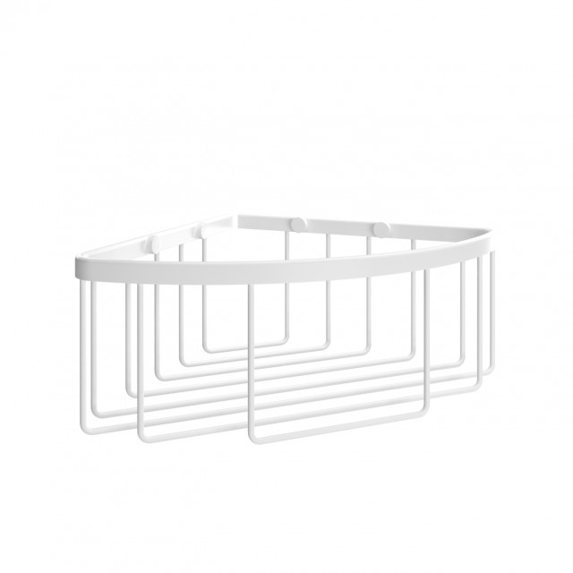 BOTTLE BASKET CORNER DEEP WHITE