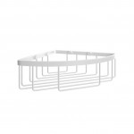BOTTLE BASKET SHALLOW CORNER WHITE