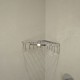 BOTTLE BASKET SHALLOW CORNER CHROME PLATED