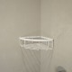 BOTTLE BASKET SHALLOW CORNER WHITE SPONGE AND BOTTLE BASKETS