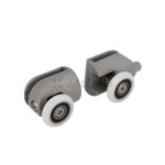 ROLLER SET FOR SHOWER BLIND 01 - 23mm / GRAY 