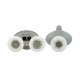 ROLLER SET FOR SHOWER BLIND 03 - 23mm / GRAY  SHOWER WHEELS