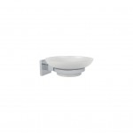 CUBE - SOAP DISH HOLDER CHROMIUM