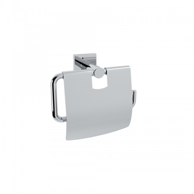 DELTA - TOILET ROLL HOLDER WITH LID CHROMIUM
