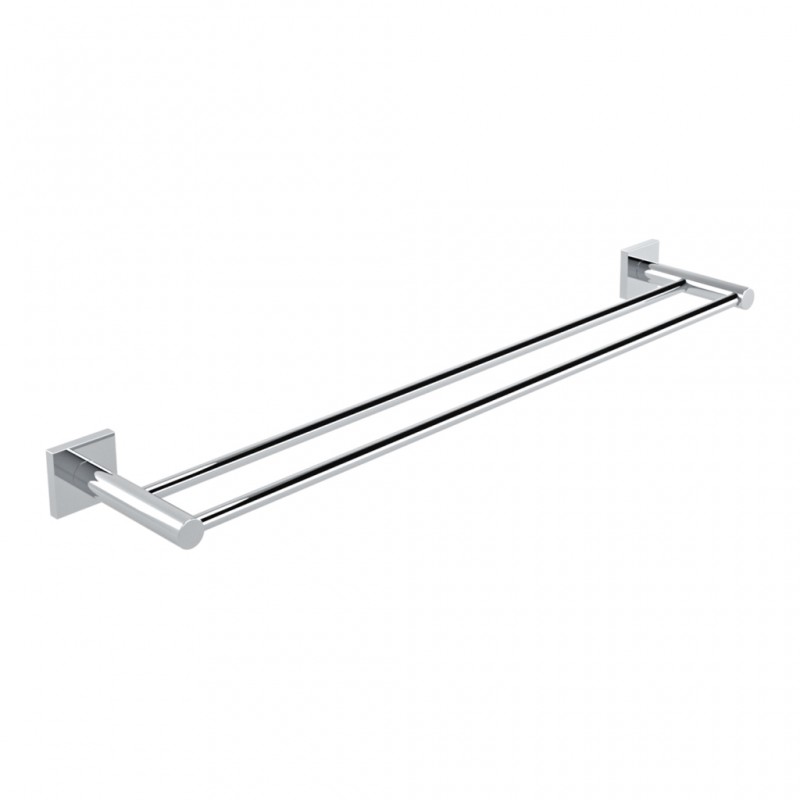 DELTA - DOUBLE TOWEL RAIL 60 CM CHROMIUM