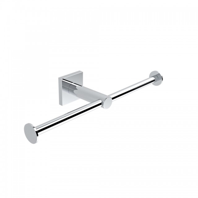 DELTA - DOUBLE TOILET ROLL HOLDER A' CHROMIUM