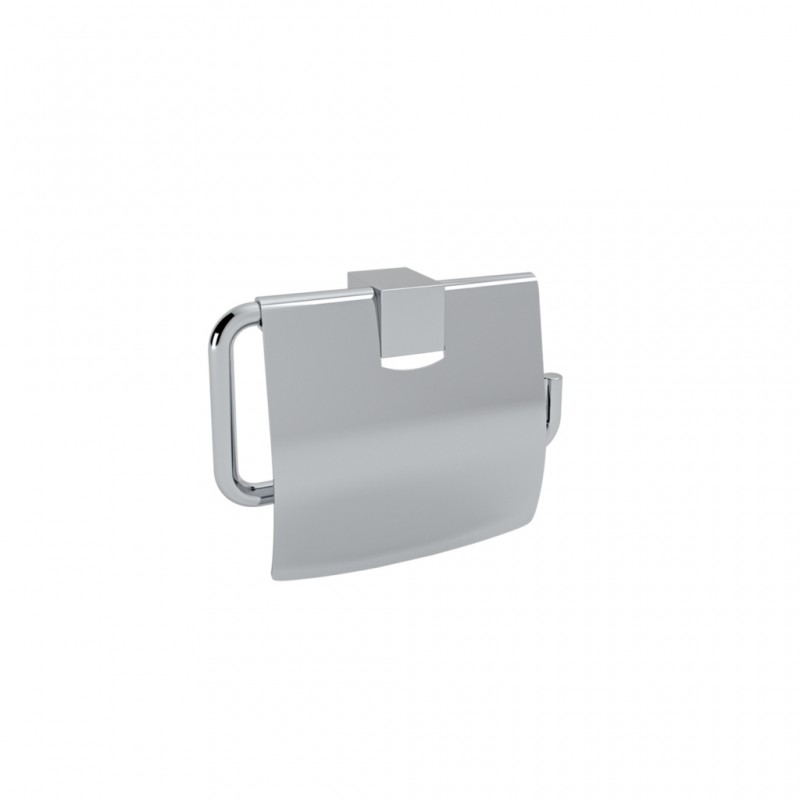 KAPPA - TOILET ROLL HOLDER WITH LID CHROMIUM