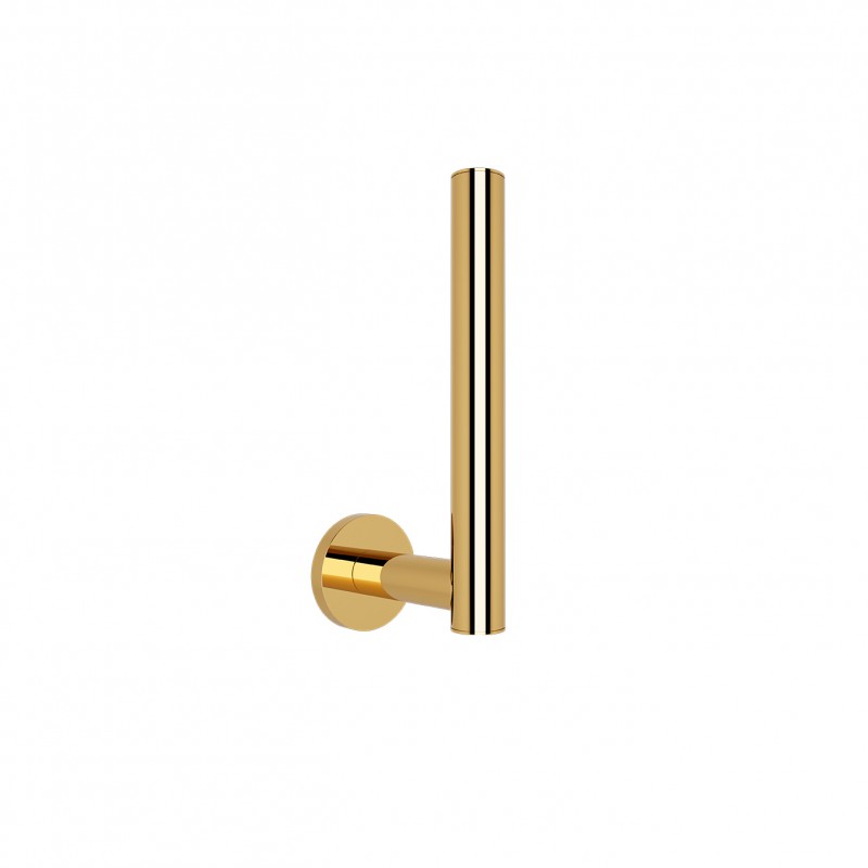 OMICRON - TOILET ROLL HOLDER SPARE WARM GOLD GOLD SERIES